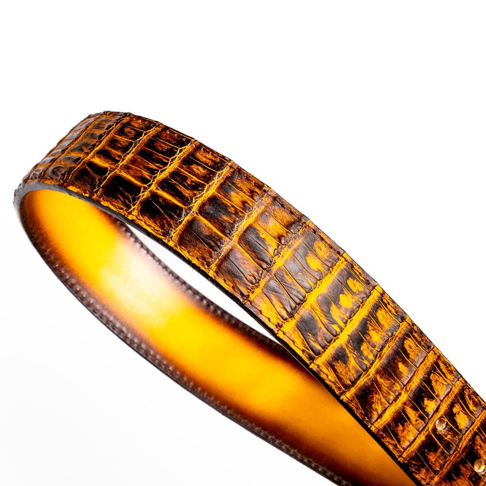 Marco Di Milano Iowa Belt Mustard Brown - TLW Shoes