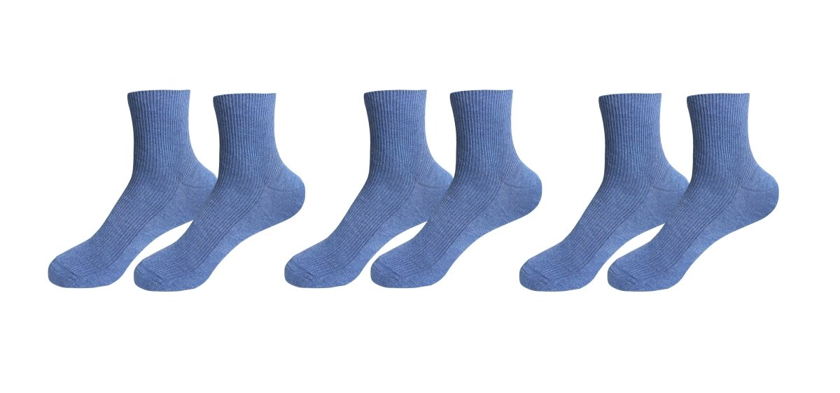 tittimitti® 100% Organic Combed Cotton Luxury Men's Socks. 3 Pairs. Made in Italy. - TLW Shoes