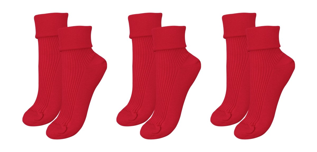 tittimitti® 100% Organic Combed Cotton Luxury Women's Socks 3 - Pack. Made in Italy. - TLW Shoes