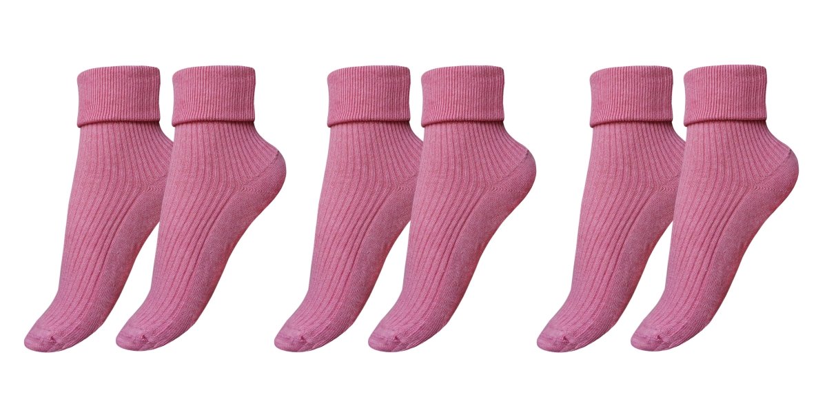 tittimitti® 100% Organic Combed Cotton Luxury Women's Socks 3 - Pack. Made in Italy. - TLW Shoes