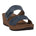 Women's Meli Navy Wedge Sandals - TLW Shoes