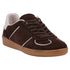 Women's Milan Burgundy Lace Up Sneaker - TLW Shoes