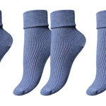 tittimitti® 100% Organic Combed Cotton Luxury Women's Socks 3 - Pack. Made in Italy. - TLW Shoes
