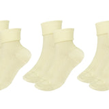 tittimitti® 100% Organic Combed Cotton Luxury Women's Socks 3 - Pack. Made in Italy. - TLW Shoes