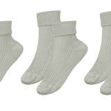 tittimitti® 100% Organic Combed Cotton Luxury Women's Socks 3 - Pack. Made in Italy. - TLW Shoes