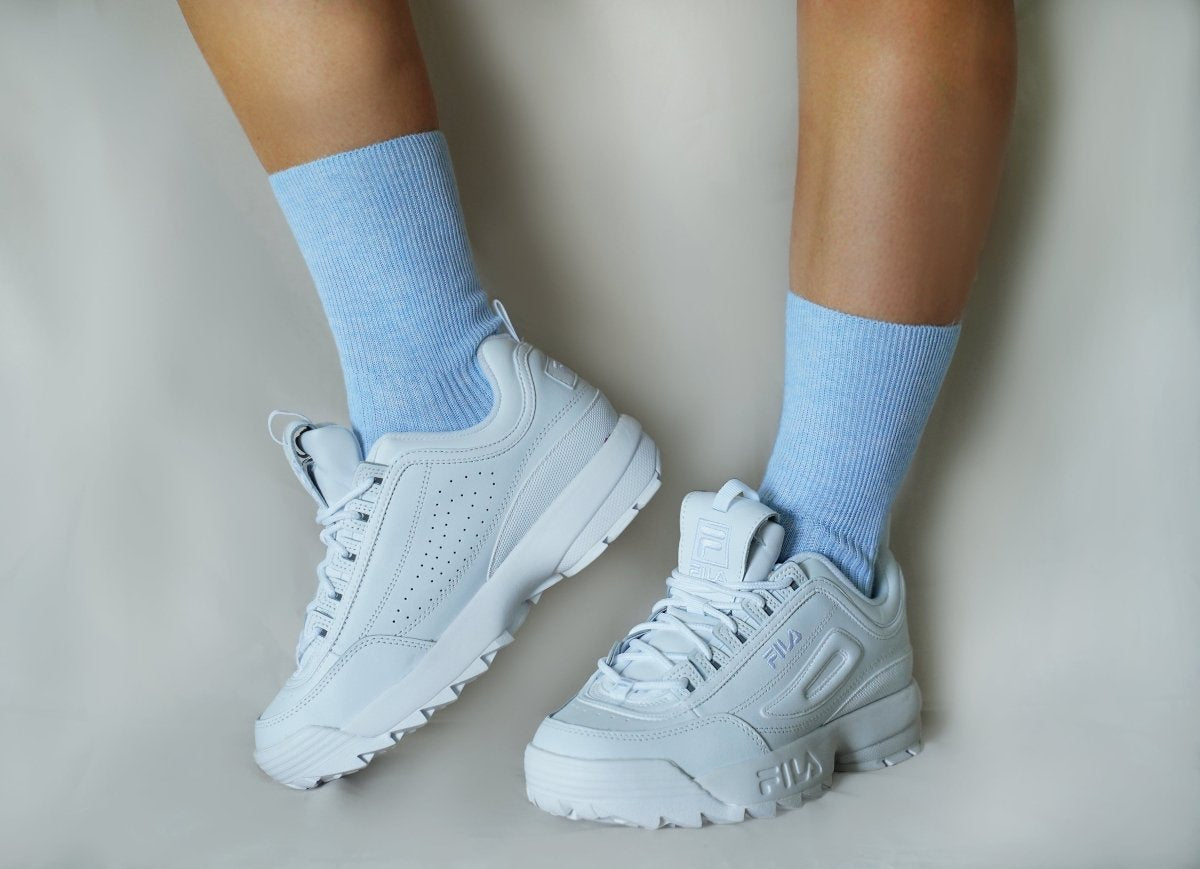 tittimitti® 100% Organic Combed Cotton Luxury Women's Socks 3 - Pack. Made in Italy. - TLW Shoes