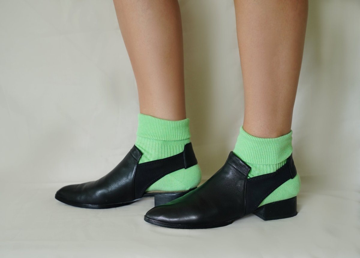 tittimitti® 100% Organic Combed Cotton Luxury Women's Socks 3 - Pack. Made in Italy. - TLW Shoes