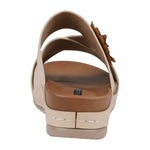 Women's Nessie Gold Flower Comfort Sandals - TLW Shoes
