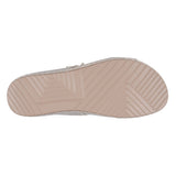 Women's Nessie White Flower Comfort Sandals - TLW Shoes