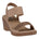 Women's Nia Natural Embellished Elastic Wedge Sandals - TLW Shoes