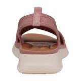 Women's Nixie Blush Stretch Lycra Wedge Sandals - TLW Shoes
