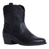 Women's Qakley Black Bootie - TLW Shoes
