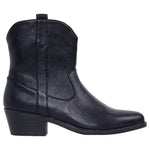 Women's Qakley Black Bootie - TLW Shoes