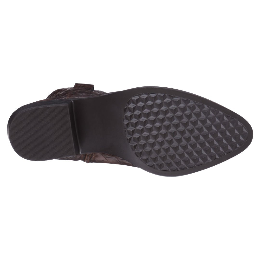Women's Qakley Leopard Bootie - TLW Shoes