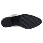 Women's Qakley Off White Bootie - TLW Shoes