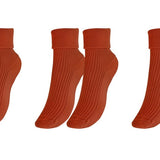 tittimitti® 100% Organic Combed Cotton Luxury Women's Socks 3 - Pack. Made in Italy. - TLW Shoes