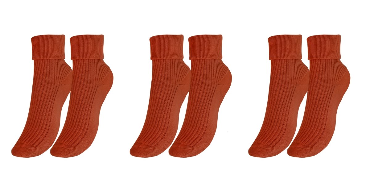 tittimitti® 100% Organic Combed Cotton Luxury Women's Socks 3 - Pack. Made in Italy. - TLW Shoes