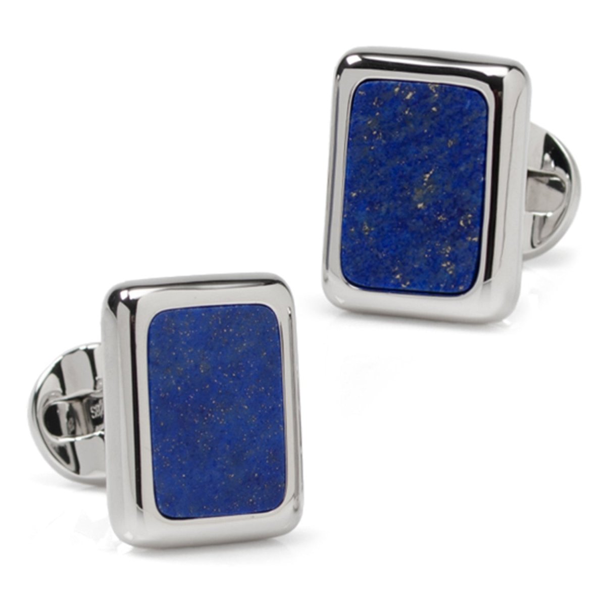 Sterling Silver and Lapis JFK Presidential Cufflinks - TLW Shoes