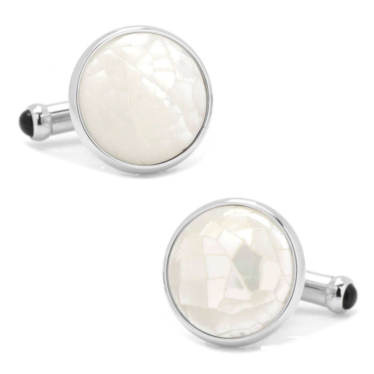 Sterling Mosaic Mother of Pearl Cufflinks - TLW Shoes