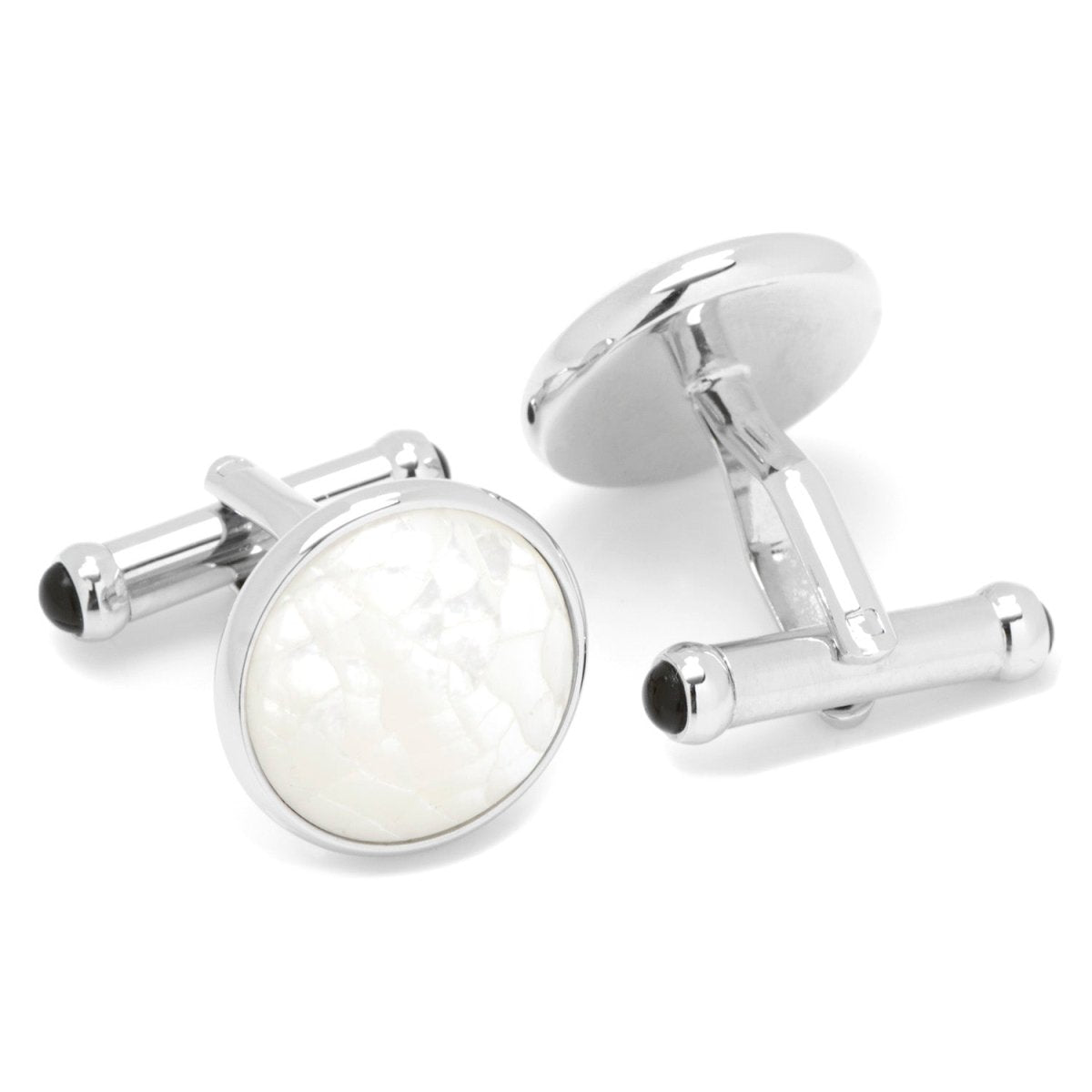 Sterling Mosaic Mother of Pearl Cufflinks - TLW Shoes
