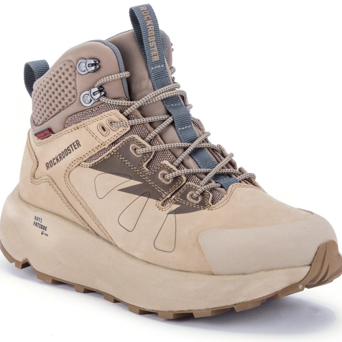 rockrooster Farmington Sand 6 Inch Waterproof Hiking Boots with VIBRAM® Outsole OC21035 - TLW Shoes