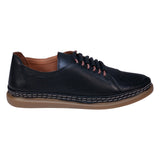 Oscar Black Hidden Lace Perforated Leather Sneakers - TLW Shoes