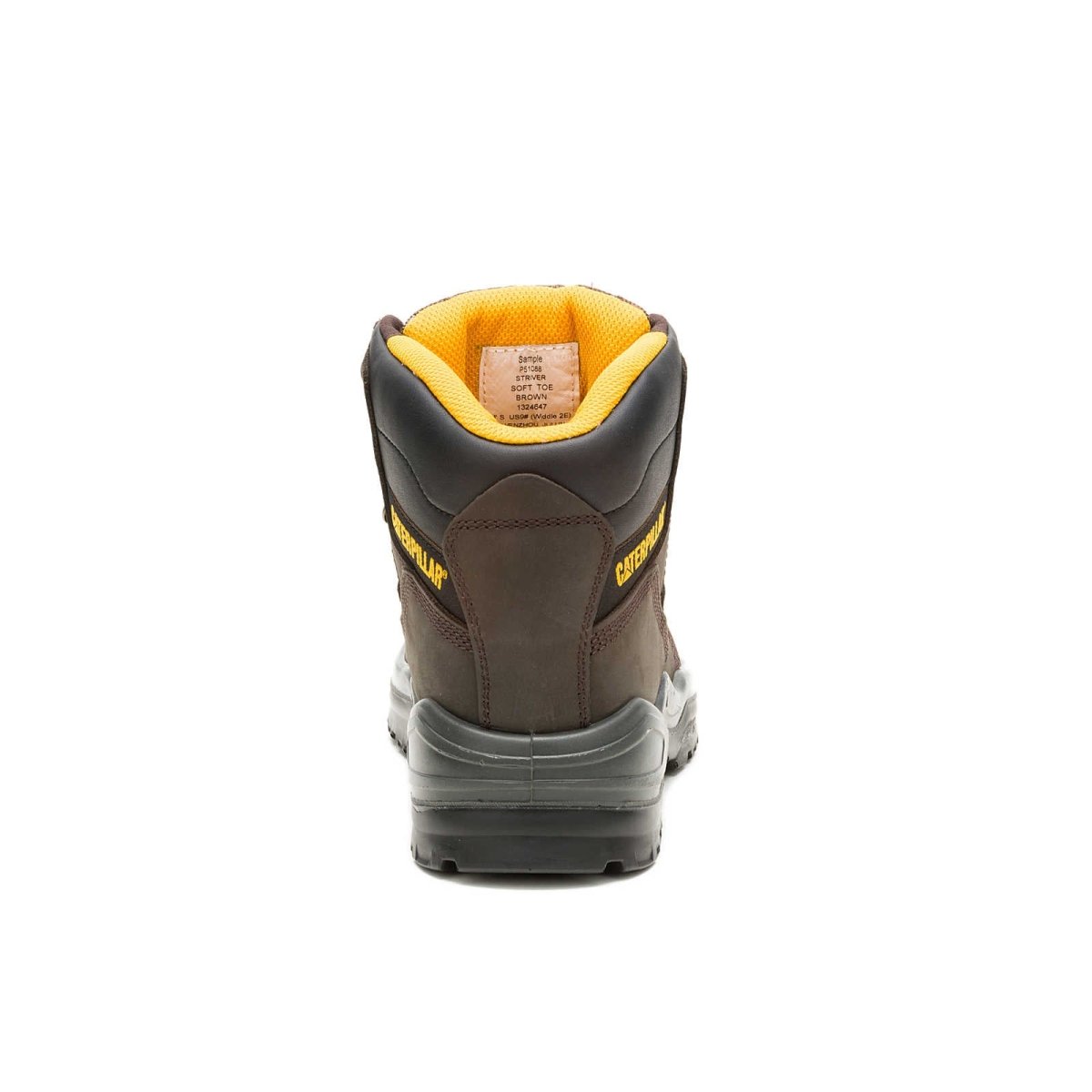 Caterpillar Striver Men's Soft Toe Work Boot (P51088) In Brown - TLW Shoes