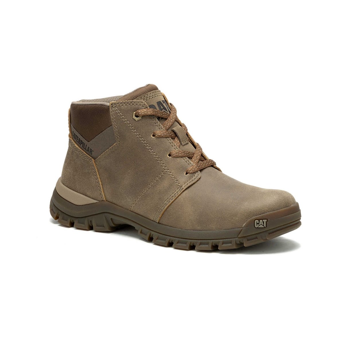 Caterpillar Threshold Men's Soft Toe Chukka Work Boot (P725956) In Beaned - TLW Shoes