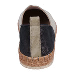 Paisley Tan Two Tone Suede Slip on Flats - TLW Shoes