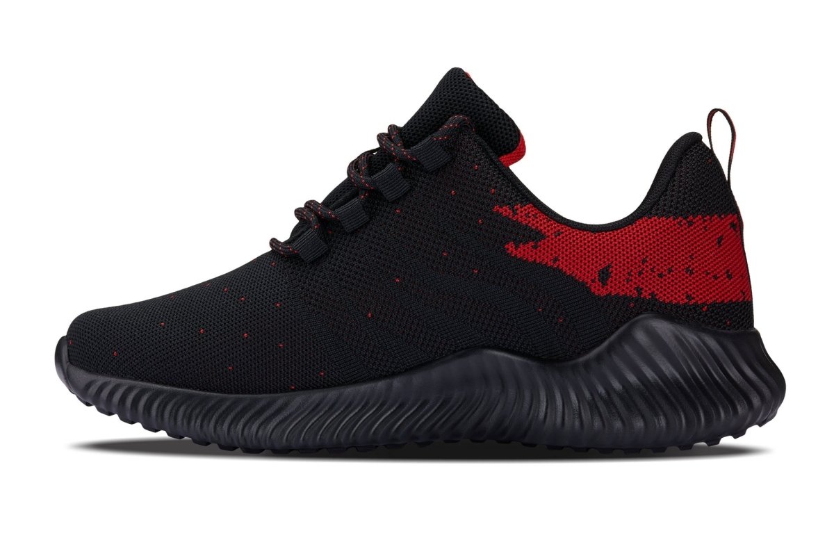 CALTO - Q215 - 2.8 Inches Taller (Black/Red) - Ultra Lightweight - TLW Shoes