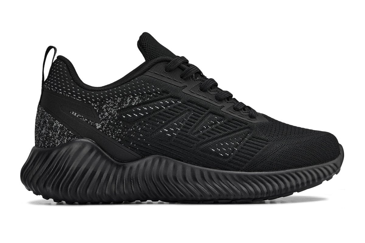 CALTO - Q220 - 2.6 Inches Taller (Noir/Cement) - Lightweight Sporty Sneakers - TLW Shoes