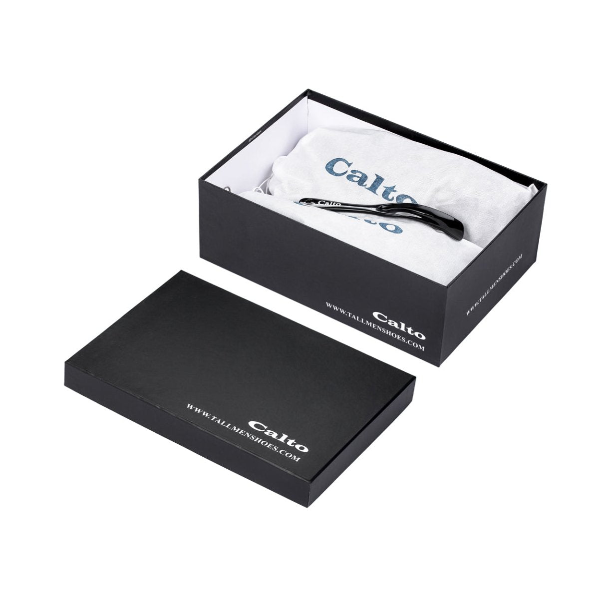 CALTO - Q220 - 2.6 Inches Taller (Noir/Cement) - Lightweight Sporty Sneakers - TLW Shoes