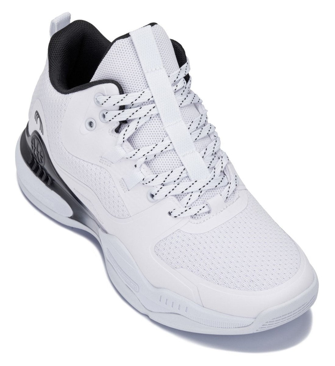 CALTO - Q394 - 3 Inches Taller (White/Black) - Basketball High - Top Sneakers - TLW Shoes
