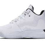 CALTO - Q394 - 3 Inches Taller (White/Black) - Basketball High - Top Sneakers - TLW Shoes