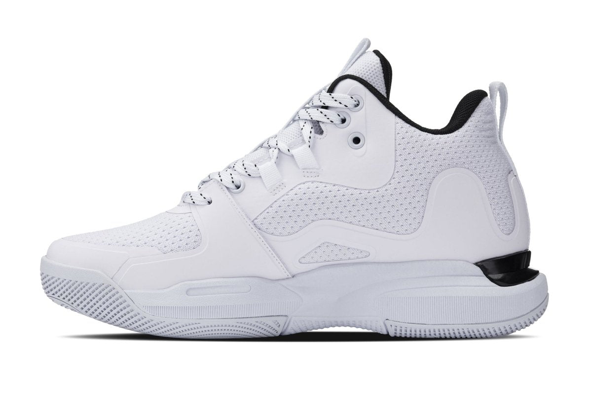 CALTO - Q394 - 3 Inches Taller (White/Black) - Basketball High - Top Sneakers - TLW Shoes