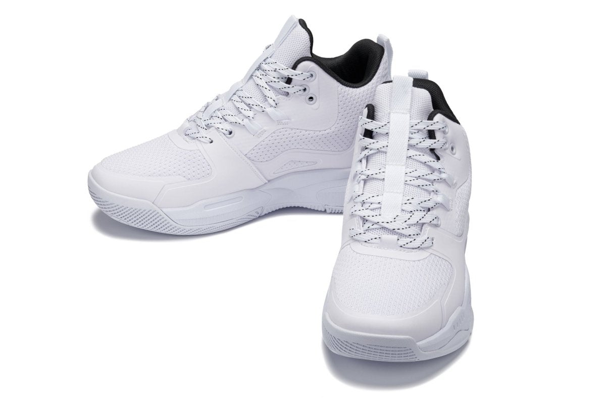 CALTO - Q394 - 3 Inches Taller (White/Black) - Basketball High - Top Sneakers - TLW Shoes