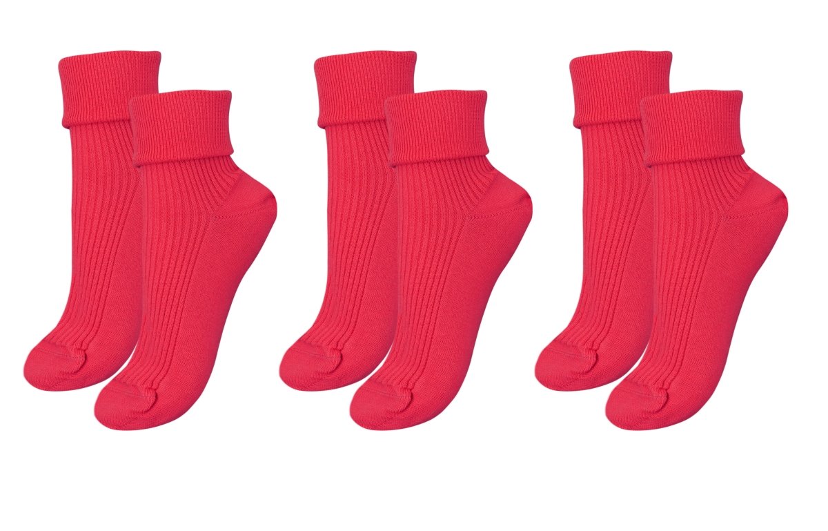 tittimitti® 100% Organic Combed Cotton Luxury Women's Socks 3 - Pack. Made in Italy. - TLW Shoes