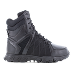 Reebok Work 8" Trailgrip Tactical Boot With Side Zipper Men's Composite Toe Rb3463 In Black - TLW Shoes