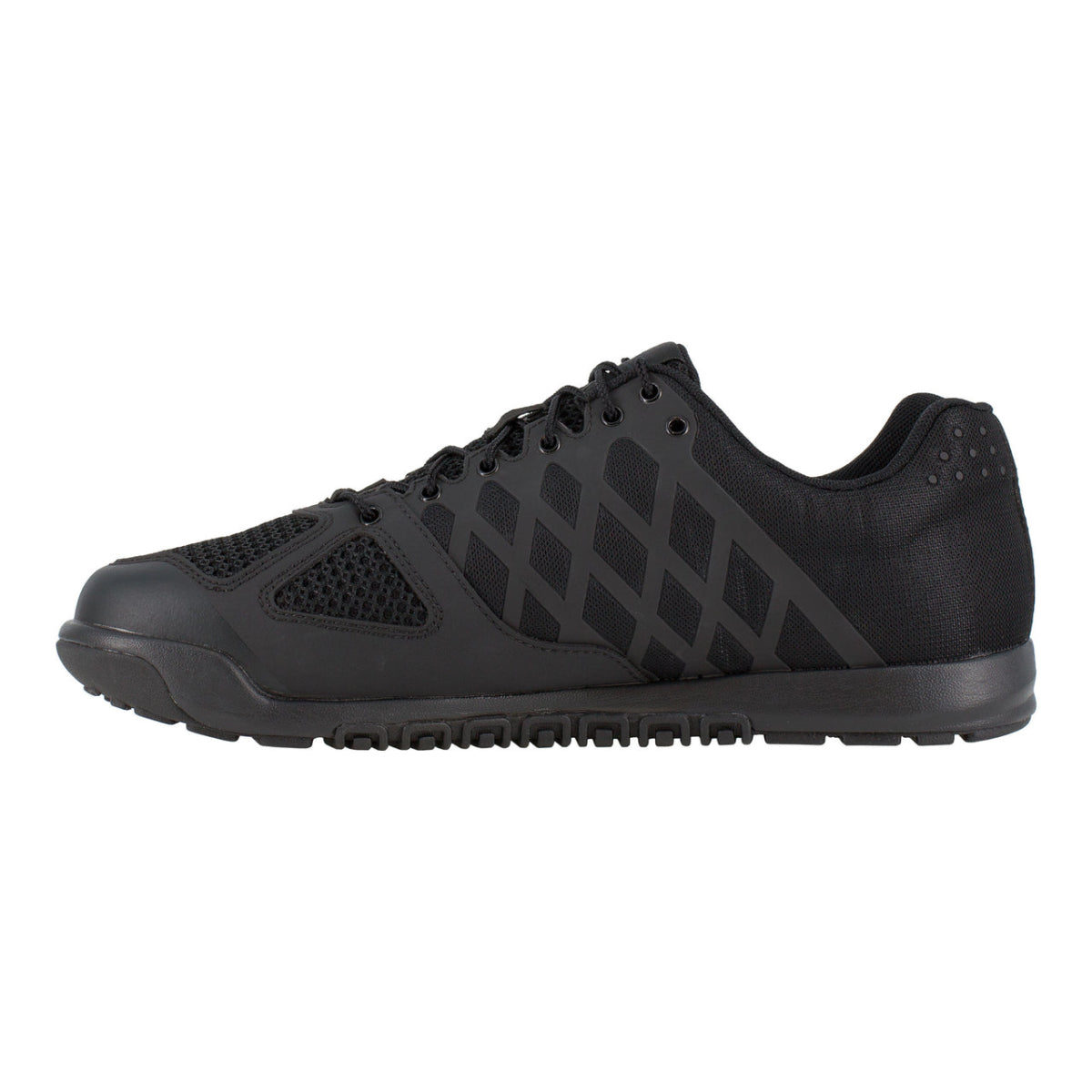Reebok Work Nano Tactical RB7100 Men's Tactical Trainer in Black - TLW Shoes