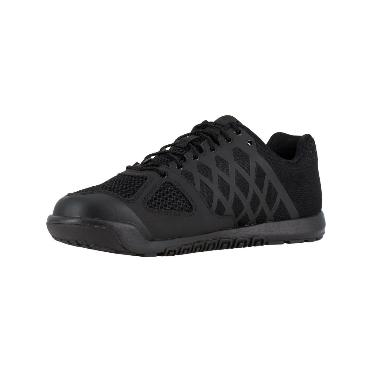 Reebok Work Nano Tactical RB7100 Men's Tactical Trainer in Black - TLW Shoes