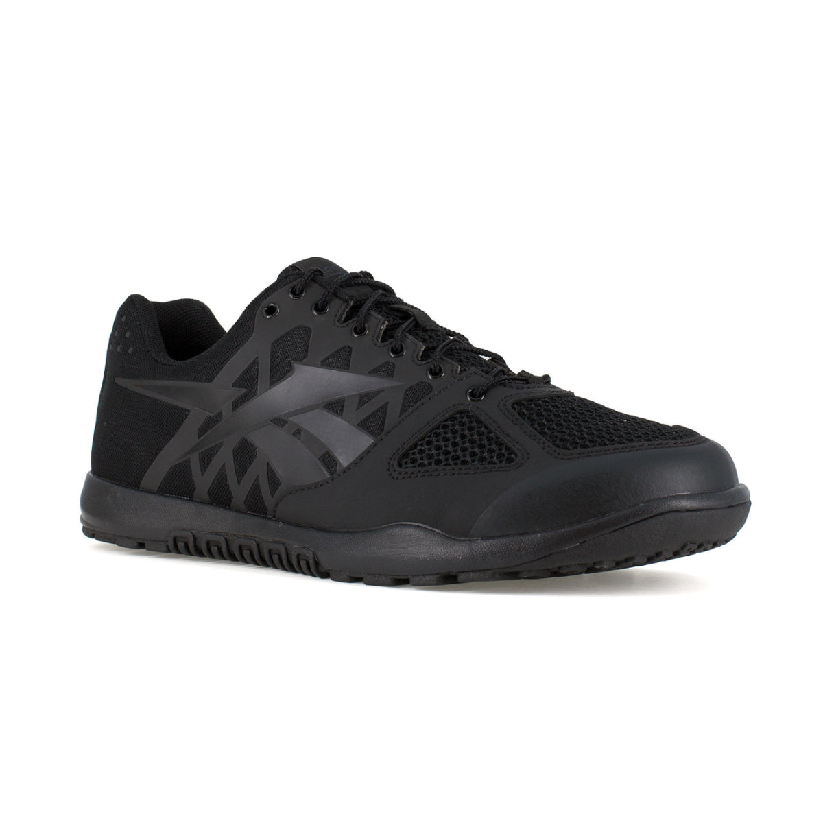 Reebok Work Nano Tactical RB7100 Men's Tactical Trainer in Black - TLW Shoes