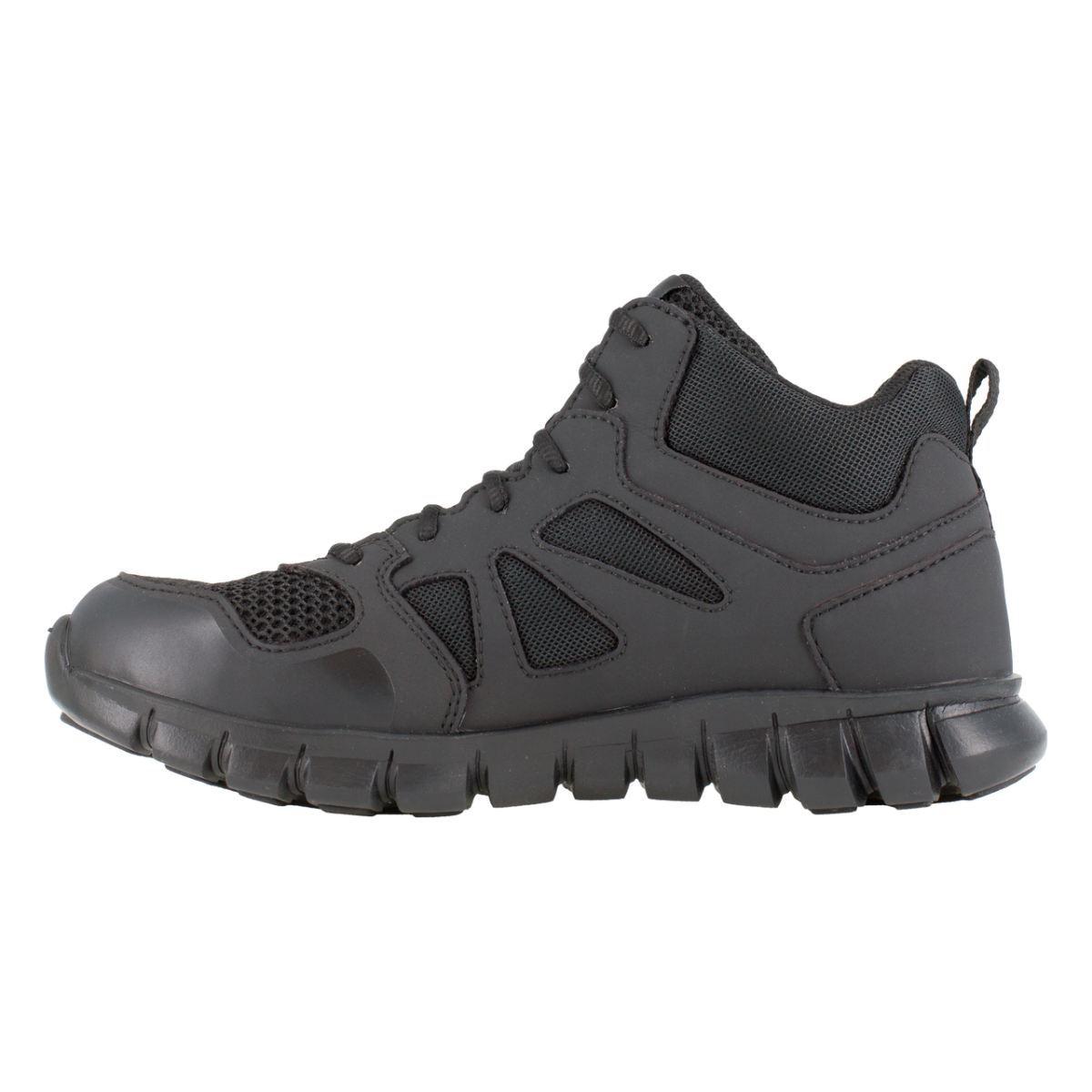 Reebok Work Sublite Cushion Tactical RB805 Women's Tactical Mid - Cut in Black - TLW Shoes