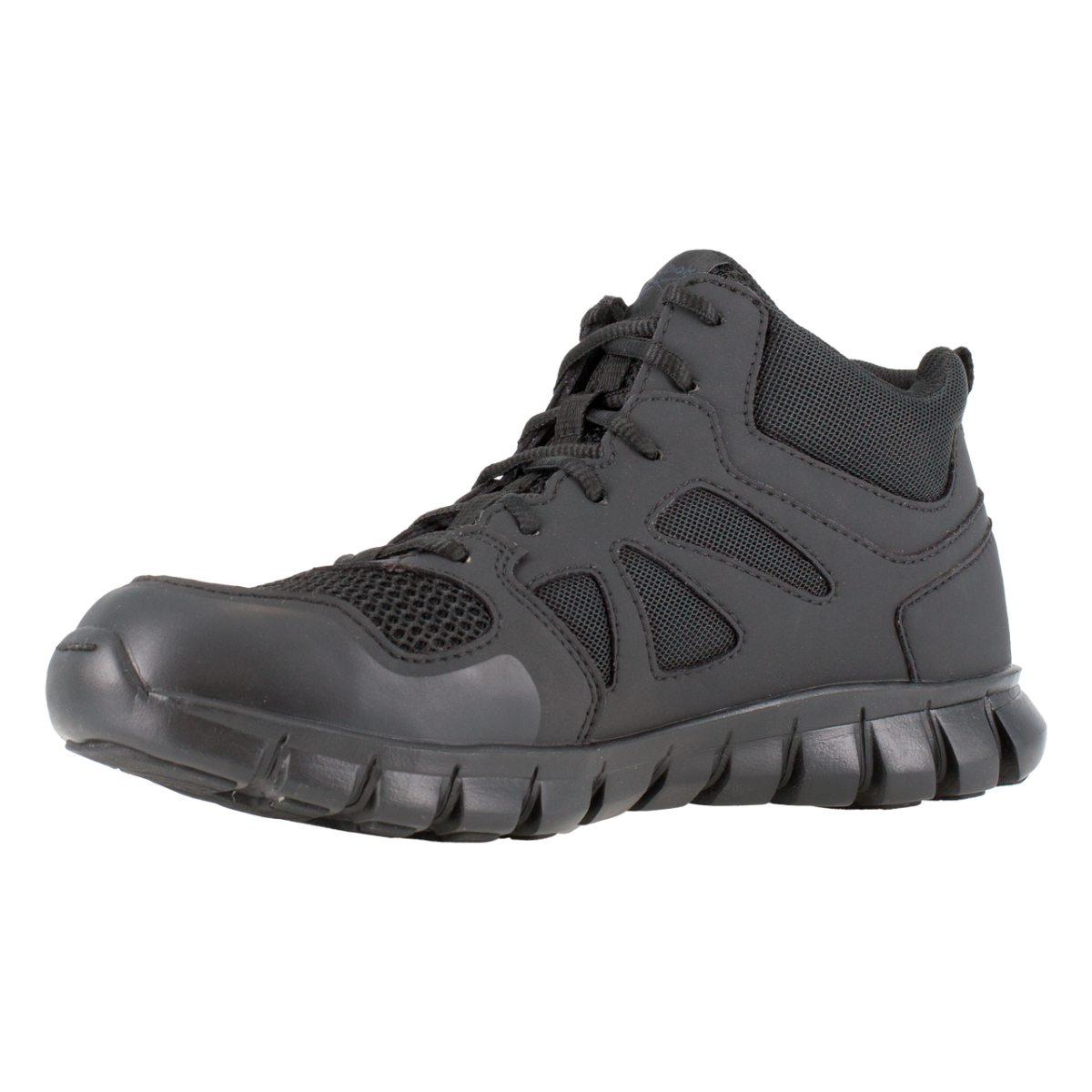 Reebok Work Sublite Cushion Tactical RB805 Women's Tactical Mid - Cut in Black - TLW Shoes