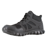 Reebok Work Sublite Cushion Tactical RB805 Women's Tactical Mid - Cut in Black - TLW Shoes