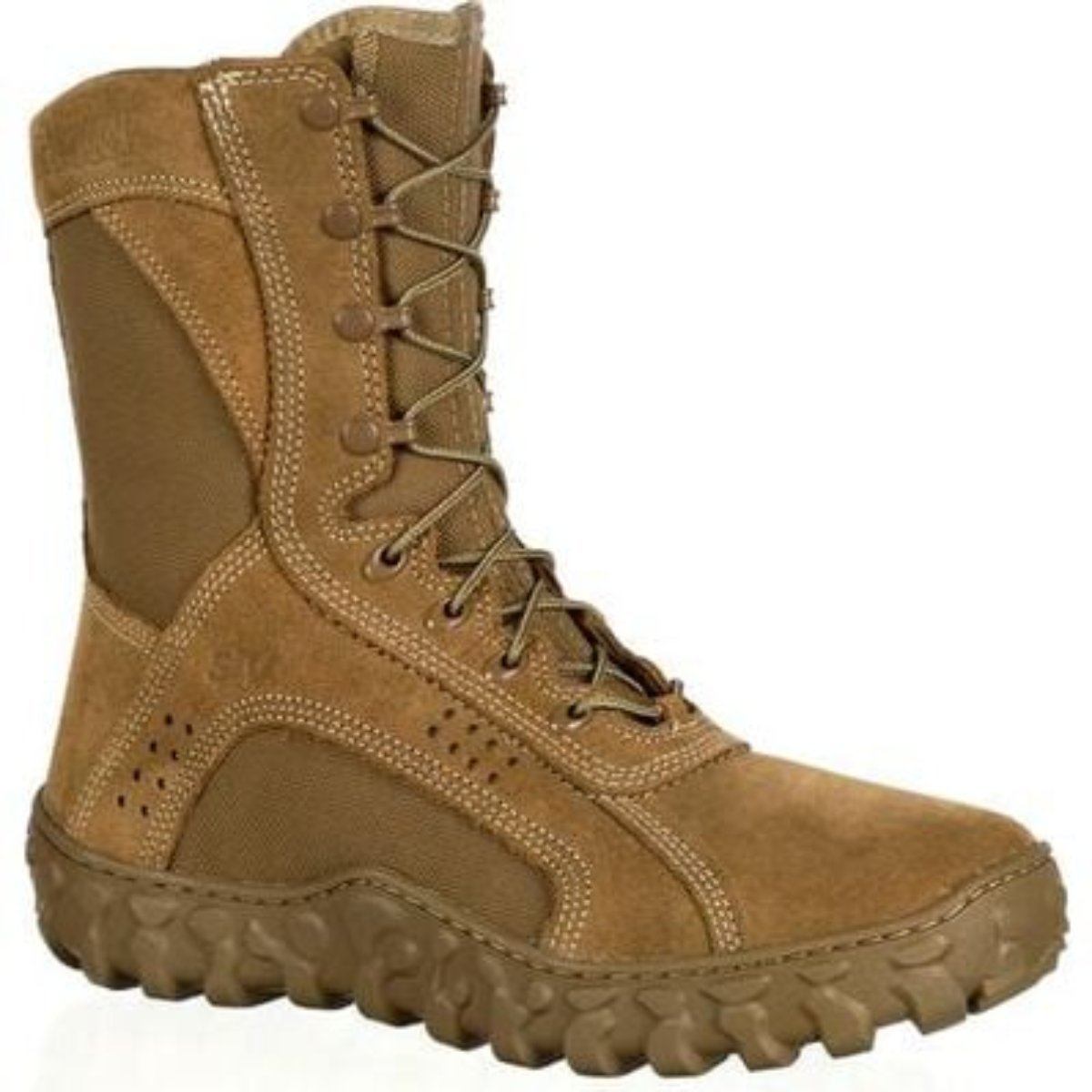 Rocky S2v Men's Tactical Military Boots Rkc050 In Brown - TLW Shoes