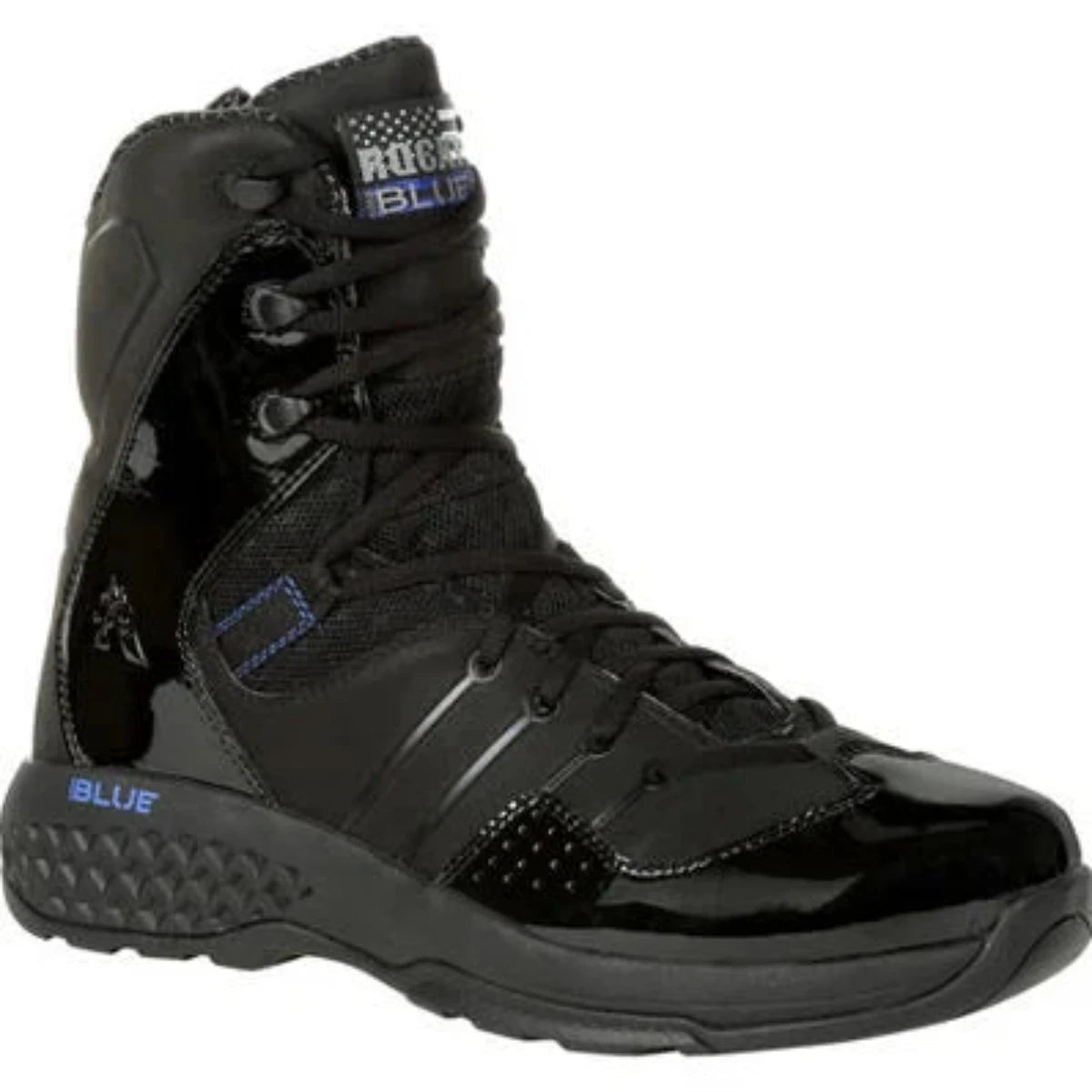 Rocky Code Blue Men's Soft Toe Work Boots Rkd0084 In Black - TLW Shoes