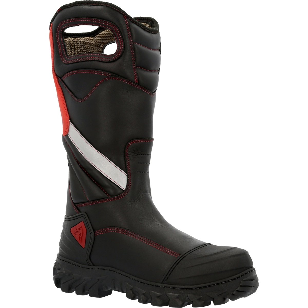 Rocky Code Red Structure NFPA Rated Men's Composite Toe Fire Boots Rkd0087 In Black - TLW Shoes