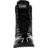 Rocky Cadet 8" Other Men's Side Zip Public Service Boots Rkd0103 In Black - TLW Shoes