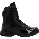 Rocky Cadet 8" Other Men's Side Zip Public Service Boots Rkd0103 In Black - TLW Shoes