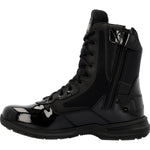 Rocky Cadet 8" Other Men's Side Zip Public Service Boots Rkd0103 In Black - TLW Shoes